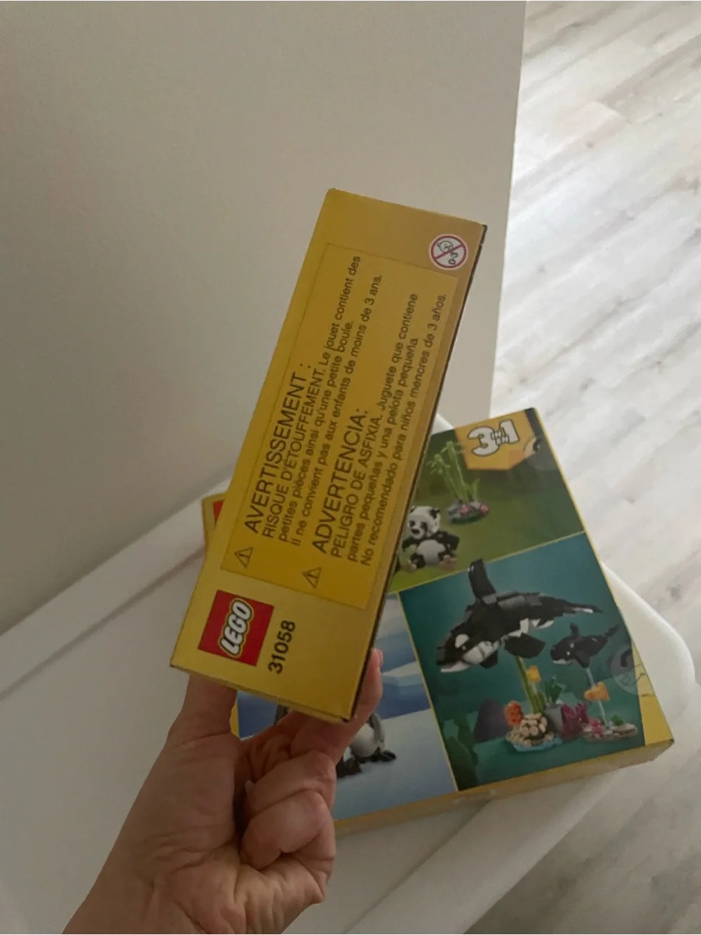 Lego Creator Panda Family & Dino Building Sets - Green, Black, White, Yellow